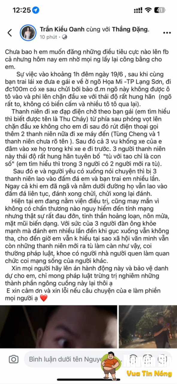 Lạng Sơn: Thanh niên chặn xe, hành hung người và tuyên bố “đi tò với tao chỉ là con số”