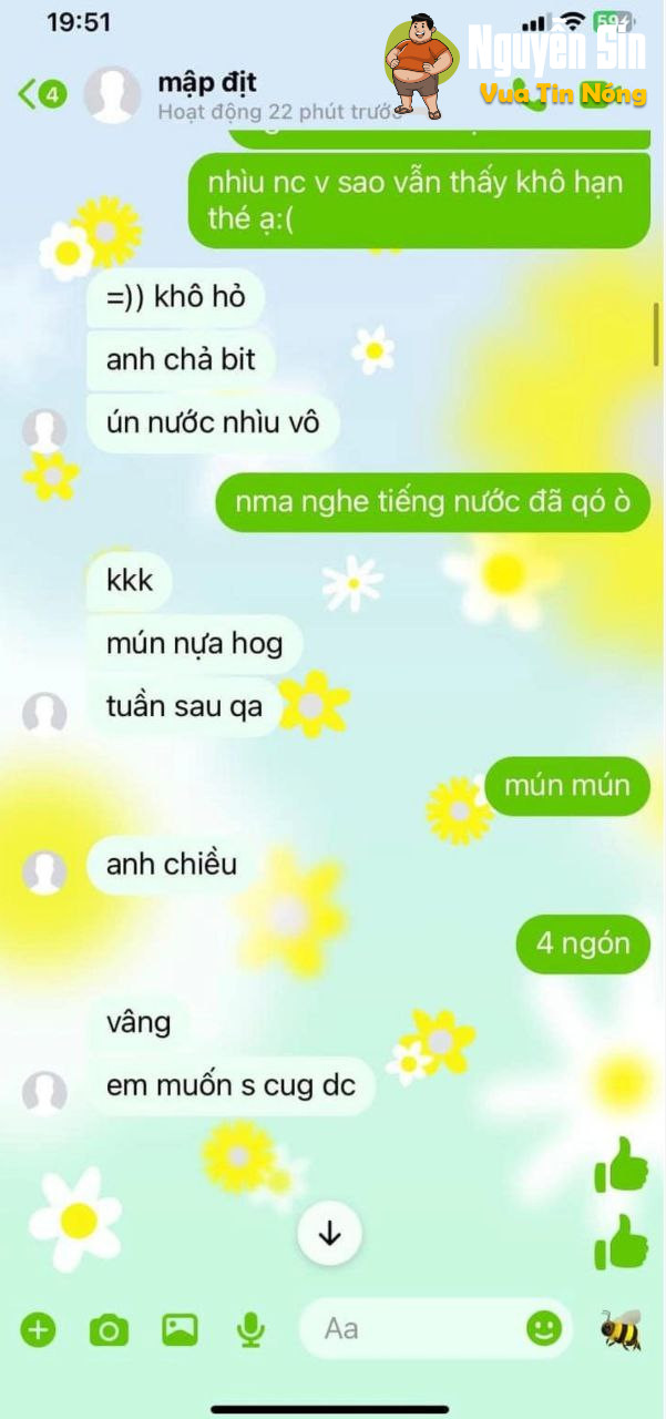 Không thể tin nổi.. đây là dòng tin nhắn của hs C3 ah