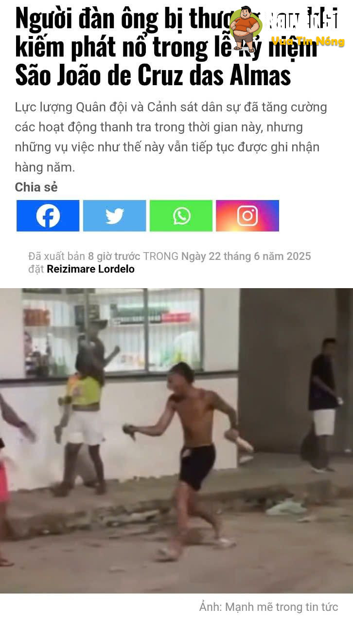 (Nước ngoài) Cầm pháo đang rực rỡ trên tay và..