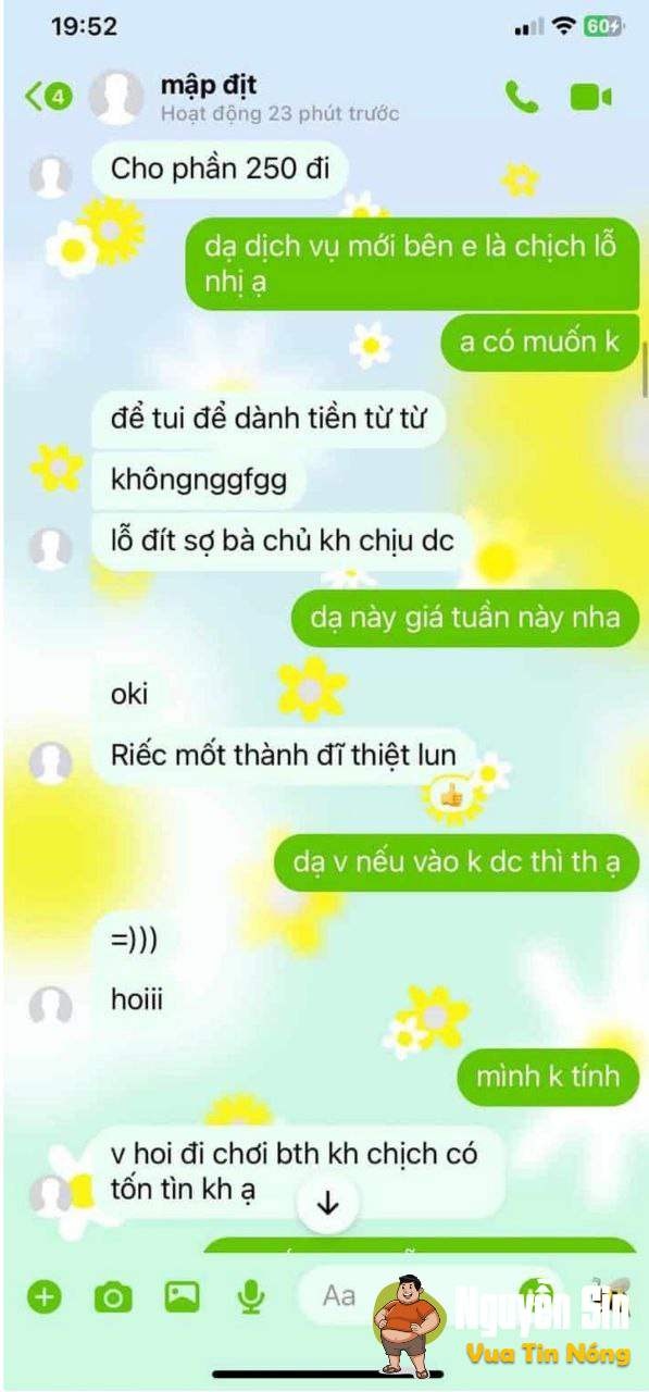 Không thể tin nổi.. đây là dòng tin nhắn của hs C3 ah