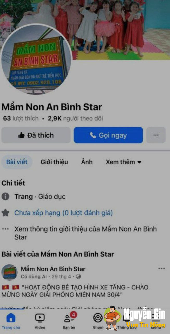 Ngã tư An Bình – Trảng Bàng – Tây Ninh: Xuất hiện bài viết tố cáo trường mầm non bạo hành