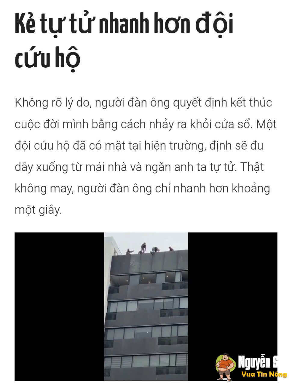 Kẻ 44 nhanh hơn đội giải cứu.. và thế là xin đừng cách biệt âmduong