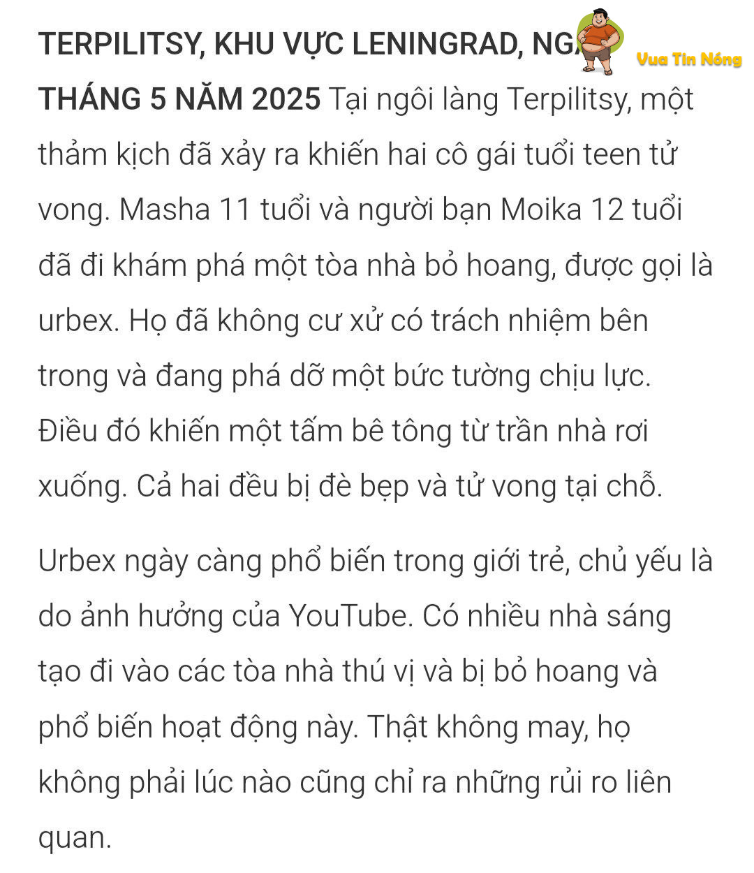 (Nước ngoài) Hai cô gái tuổi teen bị đè bẹp bởi hành động bất cẩn của mình khi quay video