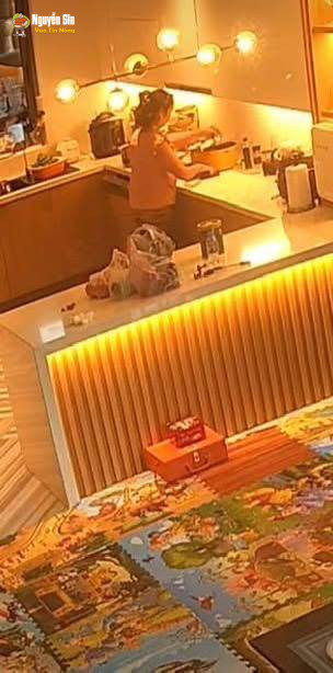 Long Biên – Hà Nội: Giúp việc vắt nước giẻ lau bếp vào nồi nước của chủ nhà