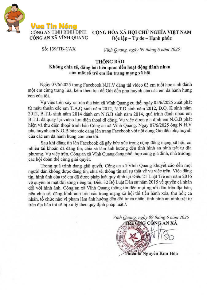 BLHĐ ở Bình Định: 1em học sinh bị đánh hội đồng.. mặc dù đã quỳ xuống cầu xin