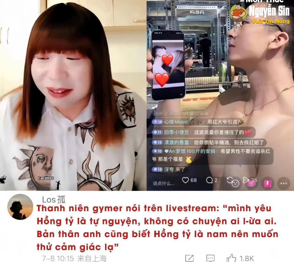 Vẫn có zai livestream bảo yêu Hồng tỷ xuất phát từ con tym cơ đấy :))