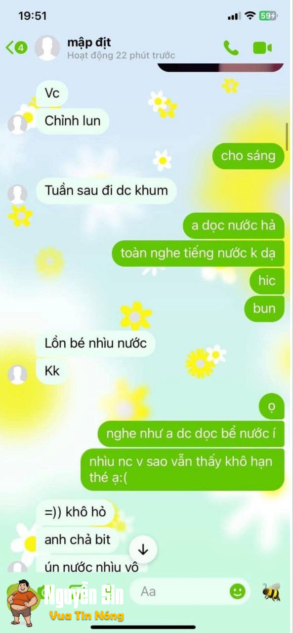 Không thể tin nổi.. đây là dòng tin nhắn của hs C3 ah