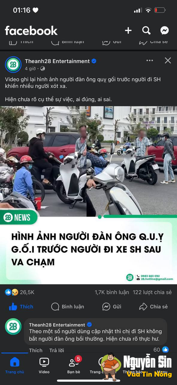 (Góc nhìn khác) Nghèo nó hay xui lắm, anh kia va chạm với ông chú lái xe SH và..