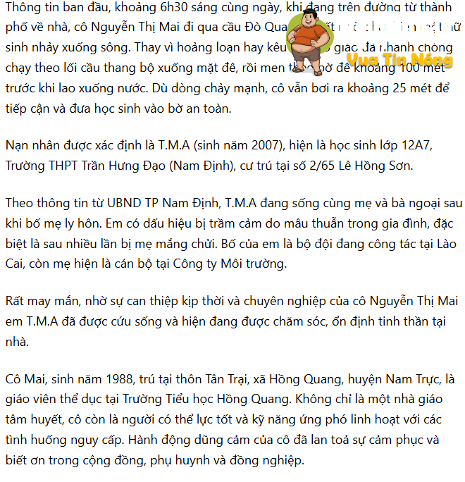 Nam Định sáng nay