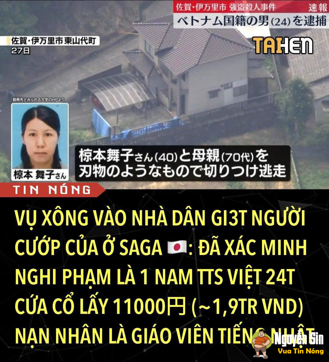 Thực tập sinh Việt b/ị b/ắt với cáo buộc c/ư/ớp của, g/iế/t ng/ư/ời ở Nhật