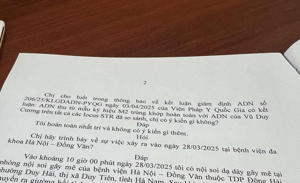 Bệnh viện Đồng Văn – Hà Nội: Bác sĩ gây mê.. tưởng rằng bệnh nhân đã mê nên liếm thử, ai ngờ đâu..