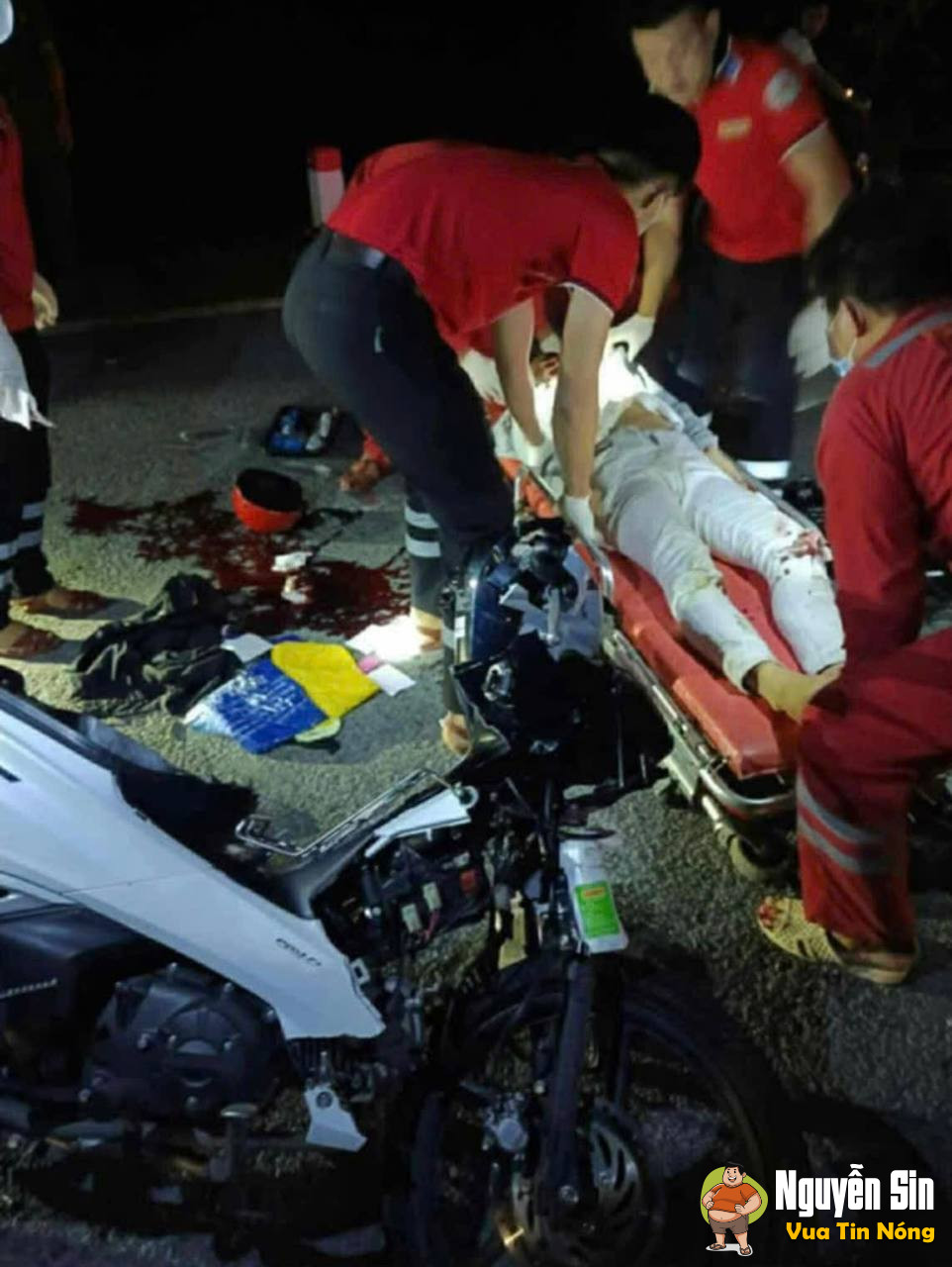 Châu Thành – Trà Vinh: TNGT nghe bảo 2ng tv, 1ng bị thương nặng