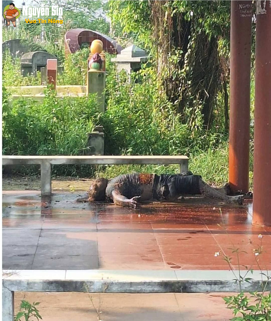 Nghĩa trang Phú Mẫn (Yên Phong – Bắc Ninh): thithe nam giới đang phân hủy