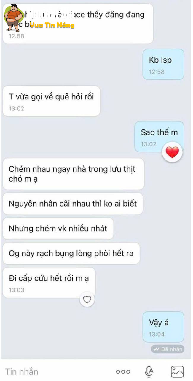 Bắc Ninh: vkck mâu thuẫn.. lòng không se điếu phải được hứng bằng tô 🙁 (