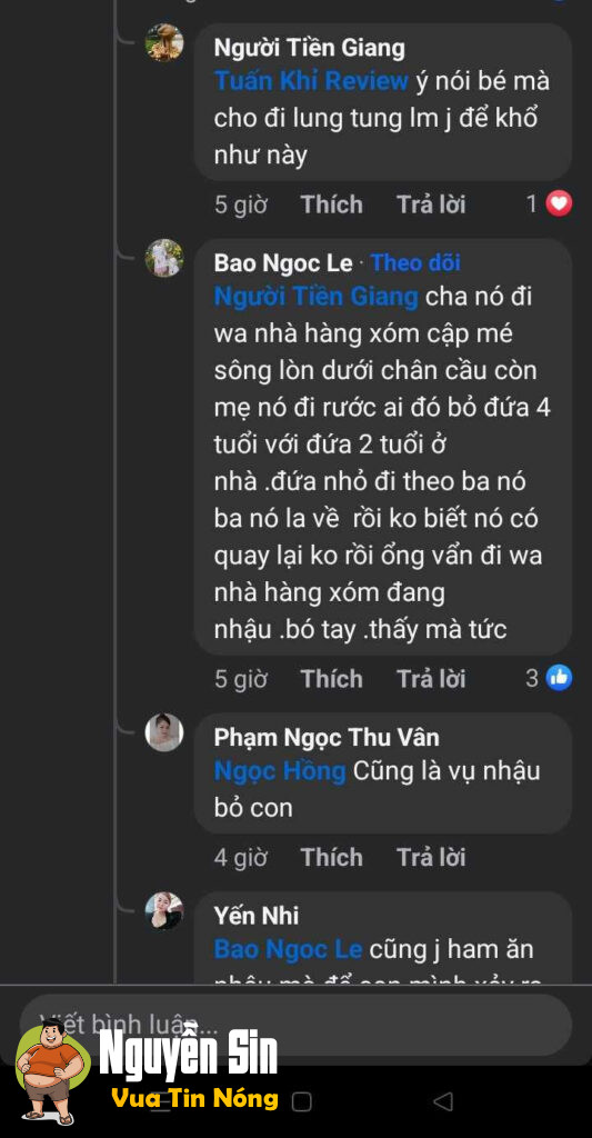 Ở Tam Bình ,Cai Lậy, Tiền Giang: 1 bé 2t bị đuối nước