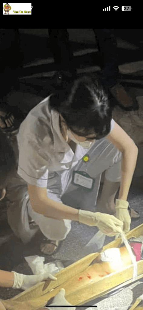 Đêm qua tại xã Liên Giang, Đông Hưng, Thái Bình, tốc độ quá kinh khủng