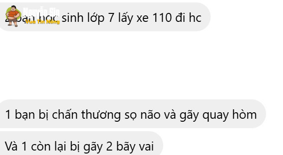 Quãng Ngãi: Nghe bảo 2 cháu lớp 7 lấy xe máy đi học