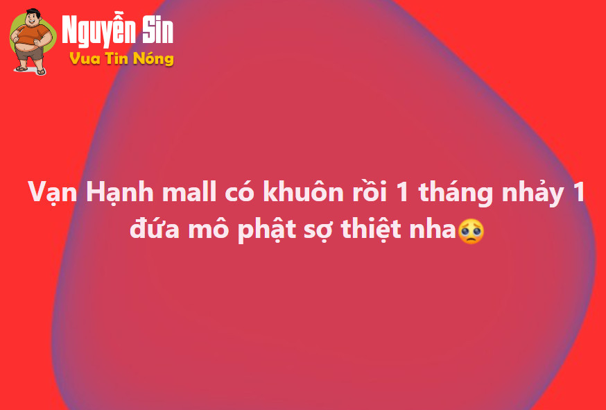 Vạn Hạnh Mall ngay lúc này người phụ nữ nhảy xuống..