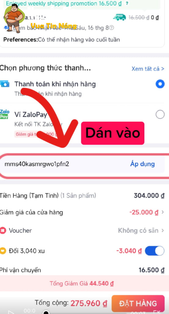 Tặng mã giảm giá lazada cho ai có nhu cầu nhé