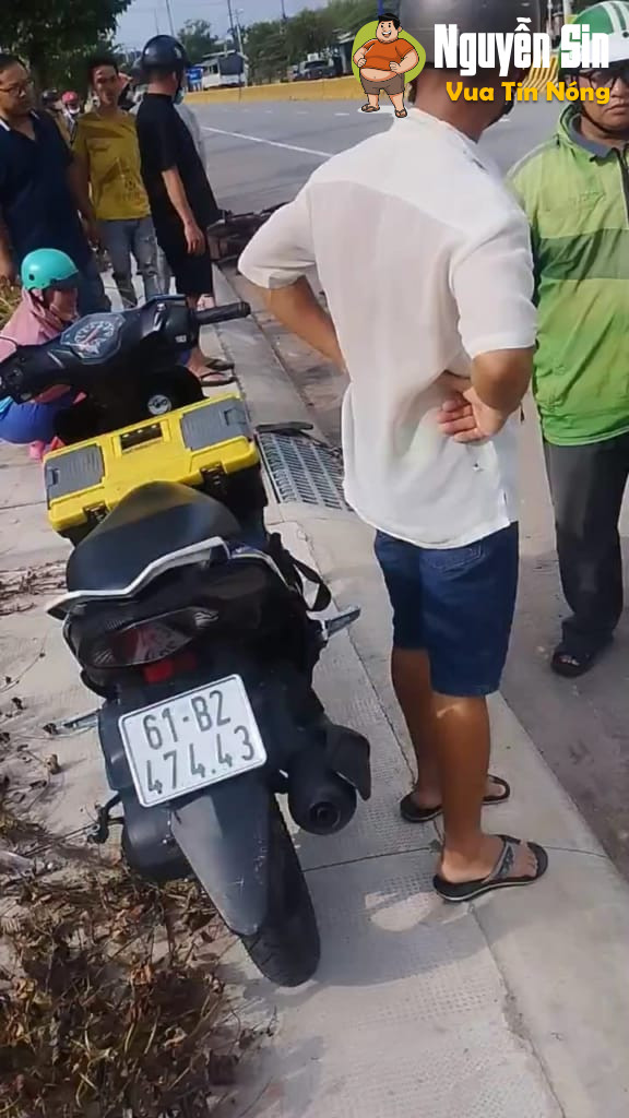 2 ông thần nào say xỉn xách xe phi ngược chiều h:/ốt 2 mẹ con người ta trên QL13 đoạn trước cây xăng Phương Tài, Bến Cát , Bình Dương