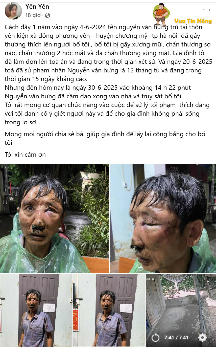 Chương Mỹ, Hà Nội: C:ôn đ:ồ cầm hung khí truy sát nạn nhân khi đang trong thời gian kháng cáo.