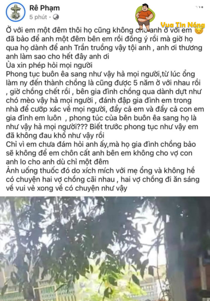 Đắk Lắk: Vợ làm đám tang cho chồng thì bị nhà chồng ùa vào cướp shark