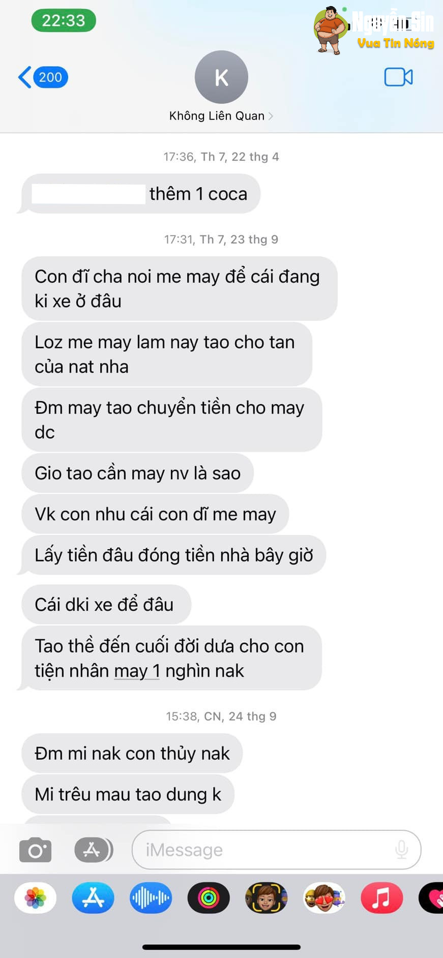 Không nghĩ đàn ông làm ck mà có thể hành xử với vk mình ntn