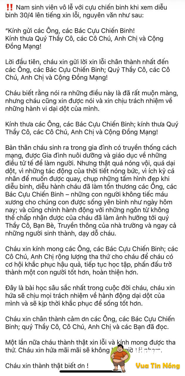 NHÓI LÒNG KHI NGHE TÂM SỰ CỦA BÁC CỰU CHIẾN BINH SAU KHI BỊ 2 BẠN SINH VIÊN CHÈN ÉP