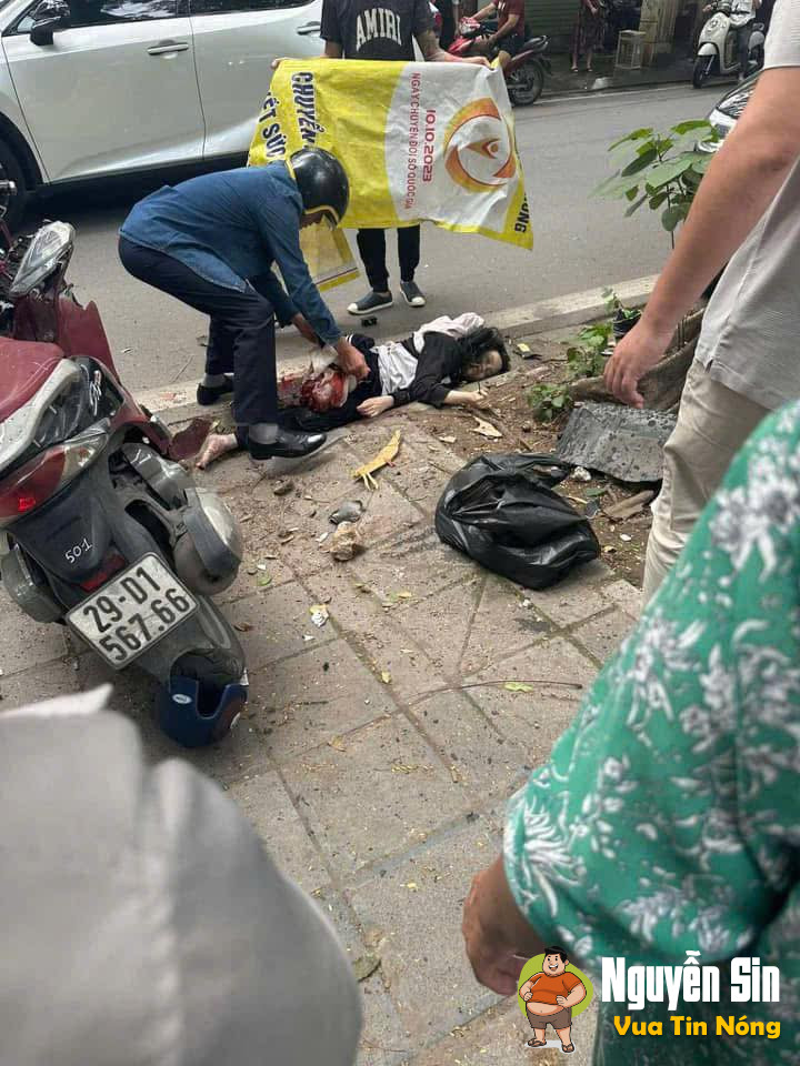 Tai nạn nghiêm trọng tại Nguyễn Huy Tự – Hà Nội vừa xong: Em nữ sinh chỉ còn 1 chân