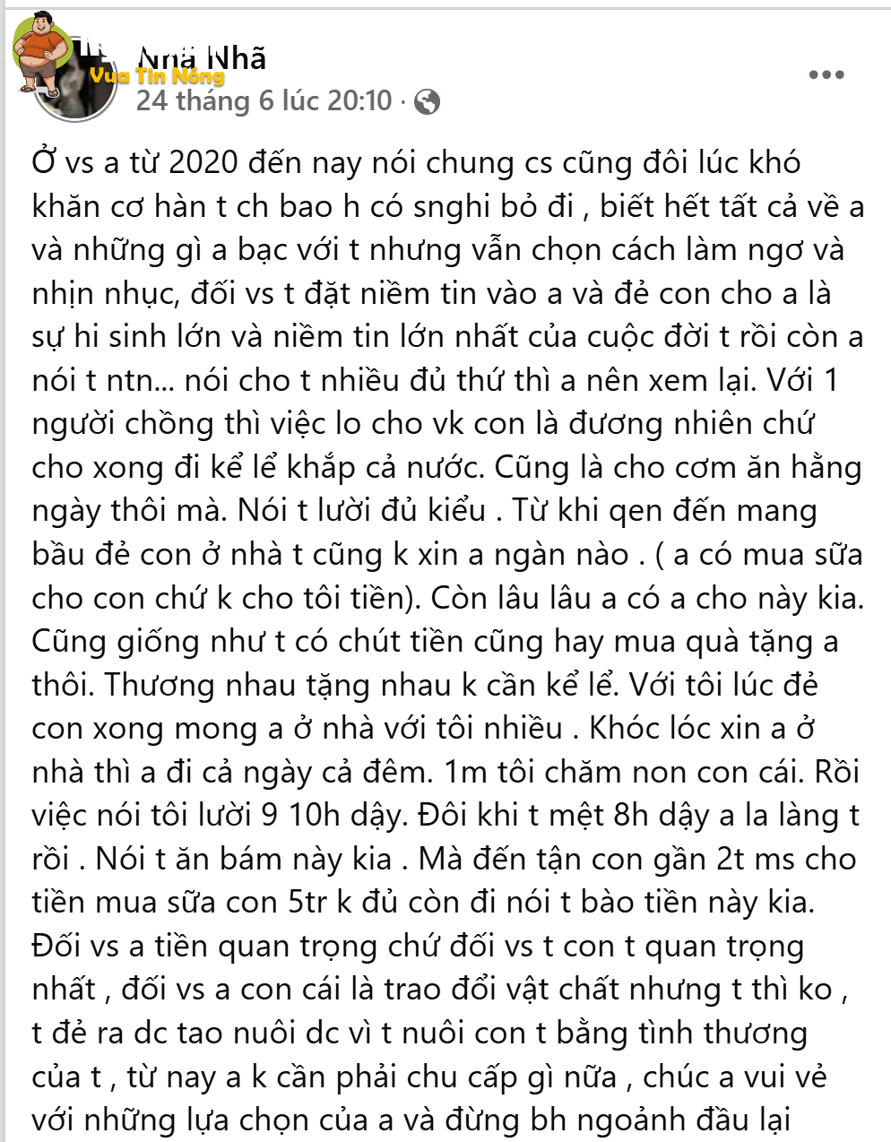 Đắk Lắk: ck đ@nh vk, doạ sẽ k chu cấp cho con nếu cứ lèm bèm