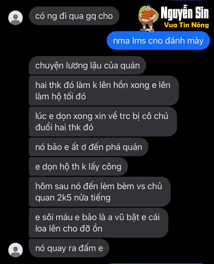 Thanh Miện Hải Dương: nghe 2 bạn lèm bèm cả nửa tiếng, khó chịu nên thanh niên bảo chủ quản mở giúp cái loa cho đỡ ồn thì bị đánh hoidong