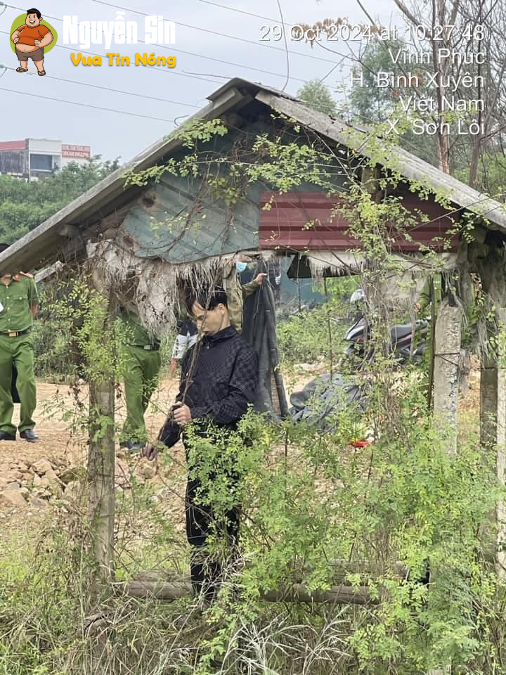 Bình Xuyên Vĩnh Phúc: phát hiện 1 ngươ`i treoco