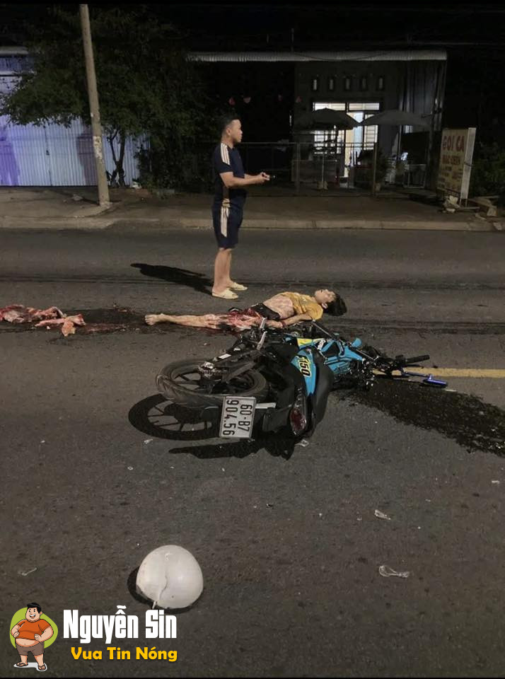 Đồng Nai: Vụ tai nạn giữa 2 xe tai và 1 xe moto. Ninh phát quốc lộ 20. 1 người đi bệnh viện và 1 người ko qua khỏi