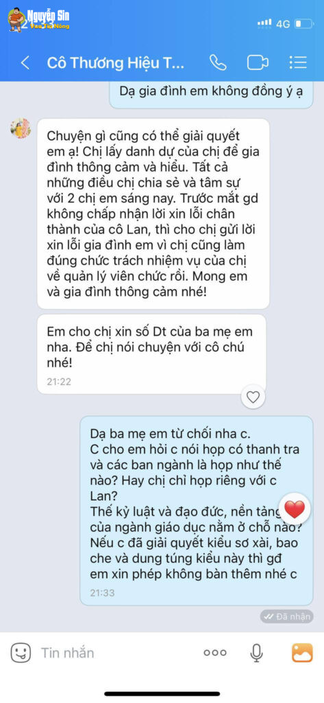 Hóng vụ cô giáo trường mầm non dùng những lời lẽ hết sức vô đạo đức