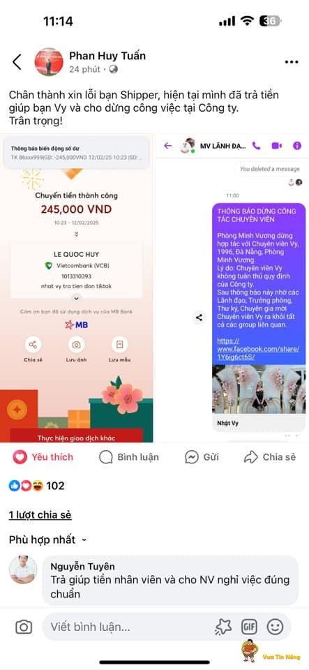 Thêm một shipper tố nữ khách hàng …