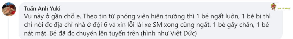 TNGT giữa ô tô và xe đạp điện tại Nghĩa Trụ, Văn Giang, Hưng Yên