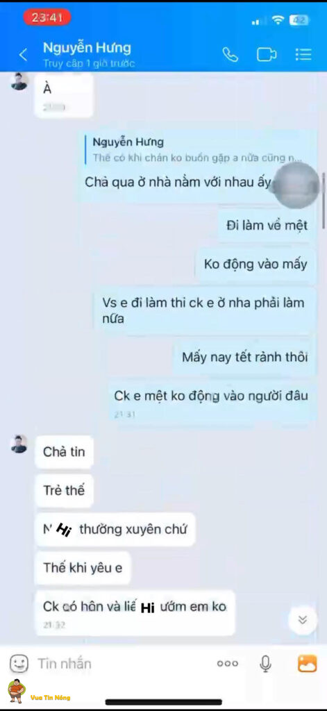 Thanh niên sn 99 bị vợ 2k5 cắm cho quả sừng. Đọc tin nhắn mà nổi hết gai ốc