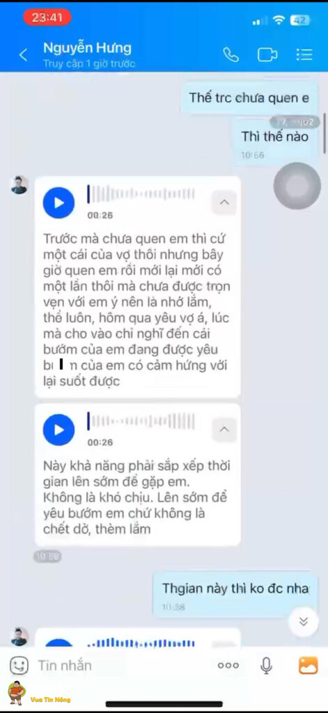 Thanh niên sn 99 bị vợ 2k5 cắm cho quả sừng. Đọc tin nhắn mà nổi hết gai ốc