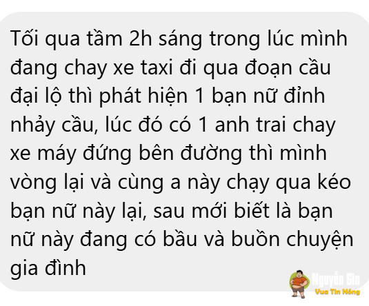 Sáng nay tại cầu cạn Đại lộ Đông Tây, TP. BMT: Một bạn nữ có hành động bất thường, may mắn được hai bạn nam phát hiện kịp thời.