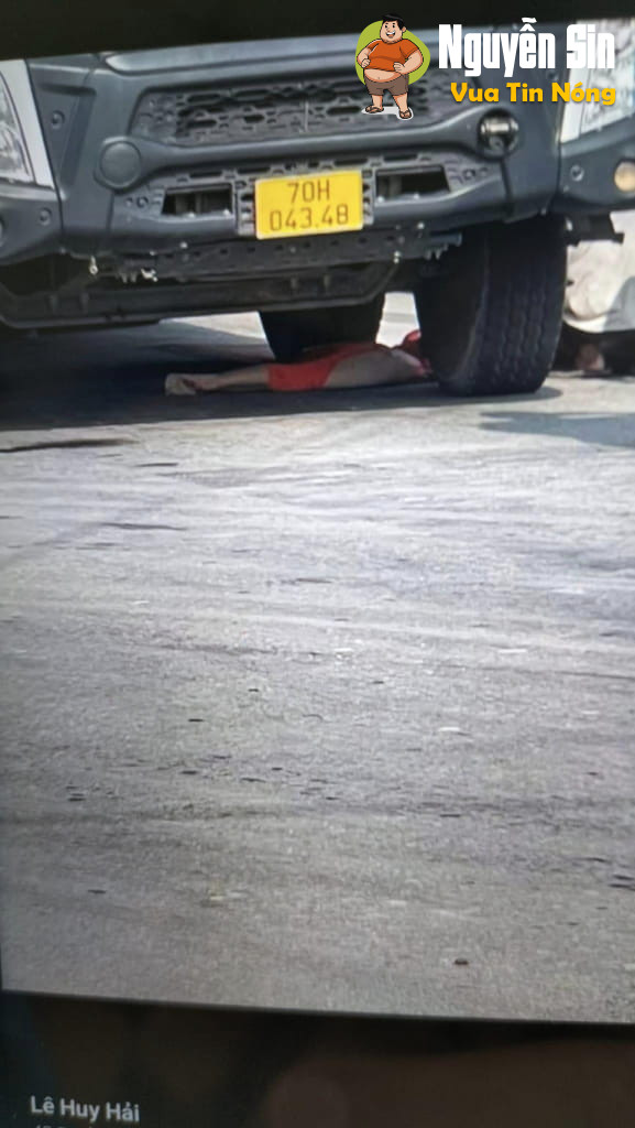 Trảng Bàng Tây Ninh: Tngt giữa ng đi bộ và xe ben, ng chia 1/2