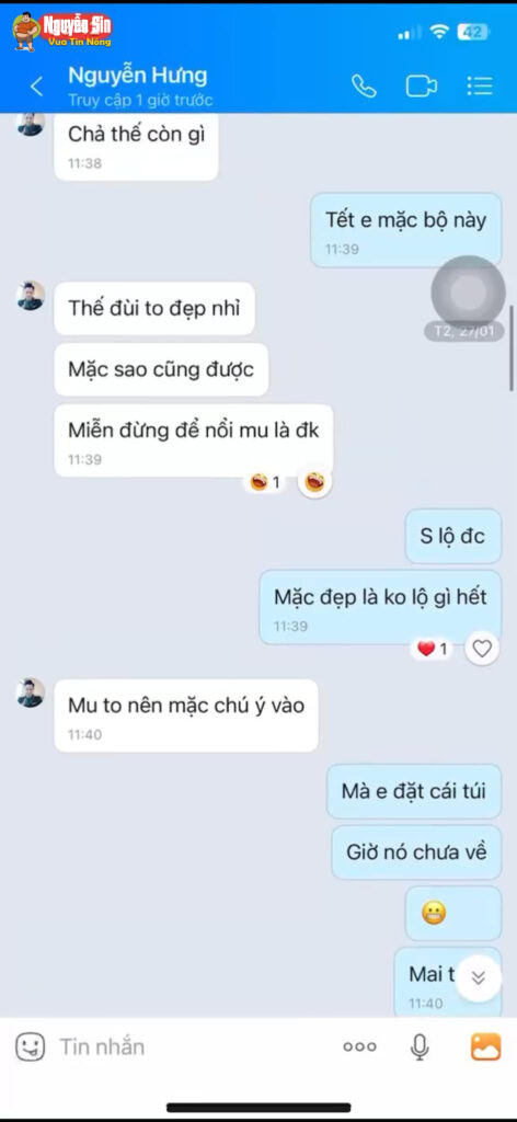 Thanh niên sn 99 bị vợ 2k5 cắm cho quả sừng. Đọc tin nhắn mà nổi hết gai ốc