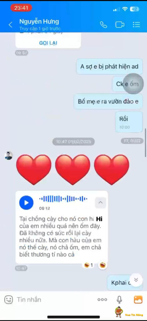Thanh niên sn 99 bị vợ 2k5 cắm cho quả sừng. Đọc tin nhắn mà nổi hết gai ốc