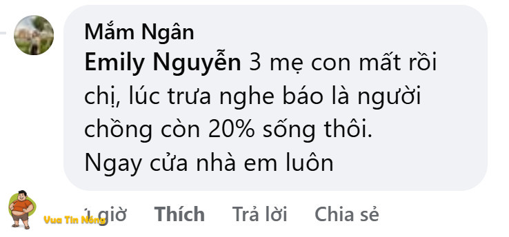 Hậu Giang: Vcham với xe cont, 3 mẹ con tv, chồng nguy kịch