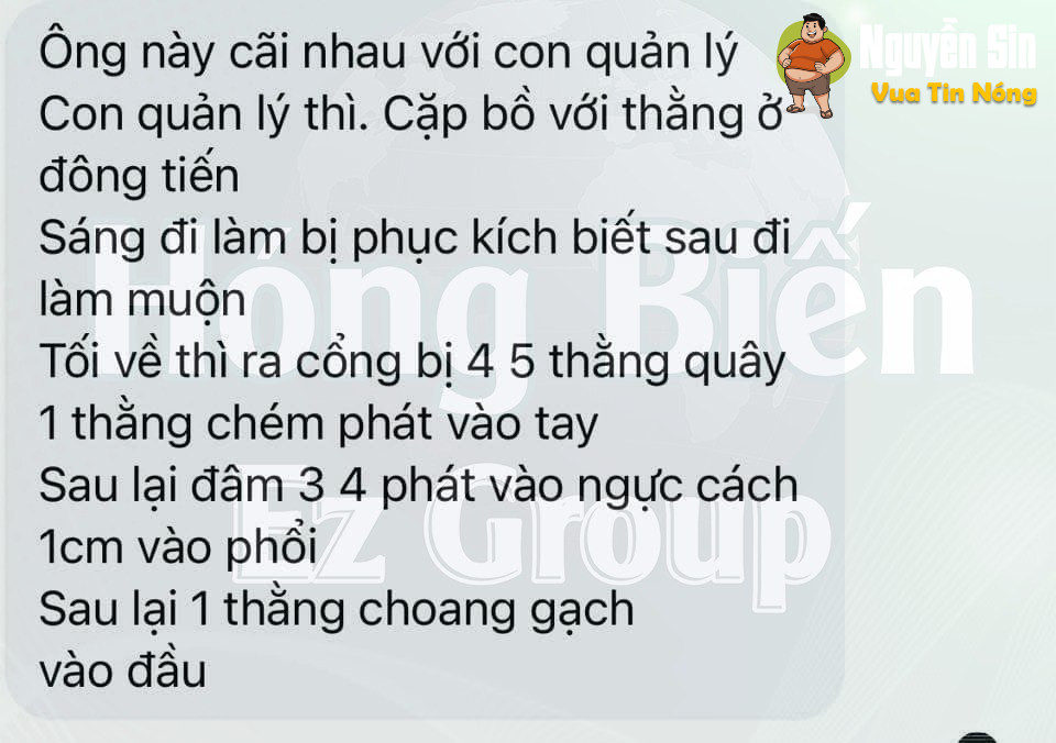 Cty nào đó ở Yên Phong Bắc Ninh đêm qua