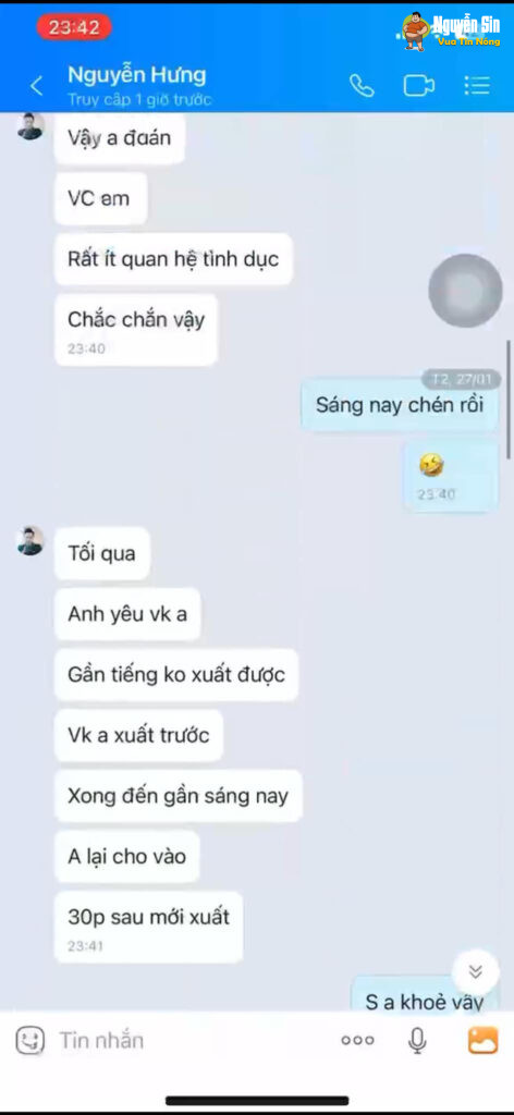 Thanh niên sn 99 bị vợ 2k5 cắm cho quả sừng. Đọc tin nhắn mà nổi hết gai ốc