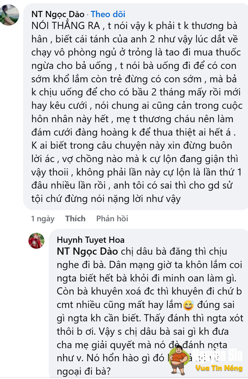 Chưa biết nguyên nhân gì mà đ@nh vk ntn