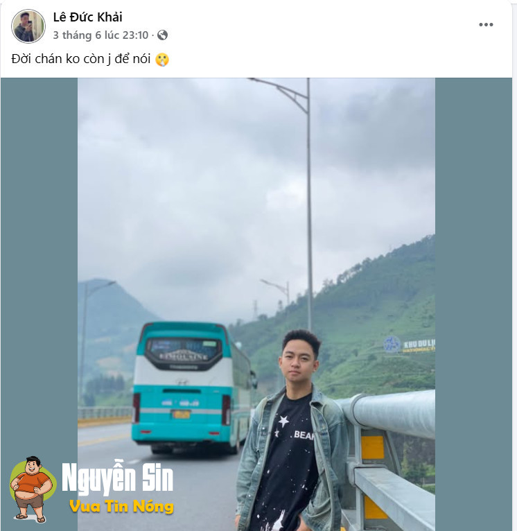 cầu Móng Sến (Sa Pa) rạng sáng nay, thanh niên chỉ mới 19 tuổi