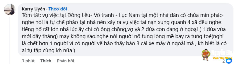 Biến Lục Nam, Bắc Giang: T/an t/ành cả nhà lẫn ng