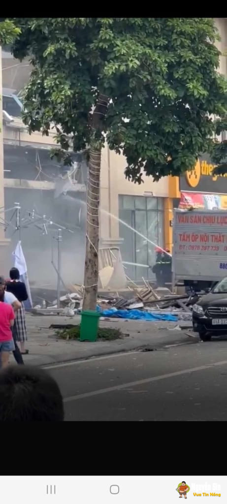 Nổ khí ga ở ngã tư Ốc Vít – Khai Quang – Vĩnh Yên – Vĩnh Phúc