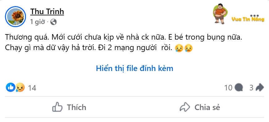 Đồng Nai: Xe ô tô tông ng rồi bỏ chạy, nghe bảo em gái mới cưới và đang có b@u